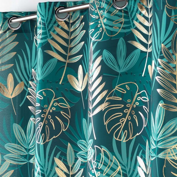 Tenda verde 140x260 cm Ornella - douceur d'intérieur-image-1