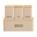 Set di contenitori per alimenti in metallo 4 pz Tula – House Nordic