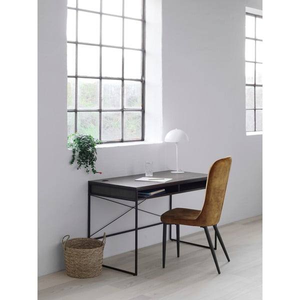 Sedia da pranzo gialla Hudson - Unique Furniture-image-1