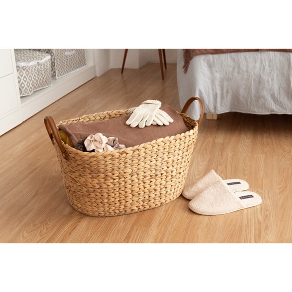 Cesto portabiancheria in seagrass colore naturale 100 l Belize - Compactor-image-2