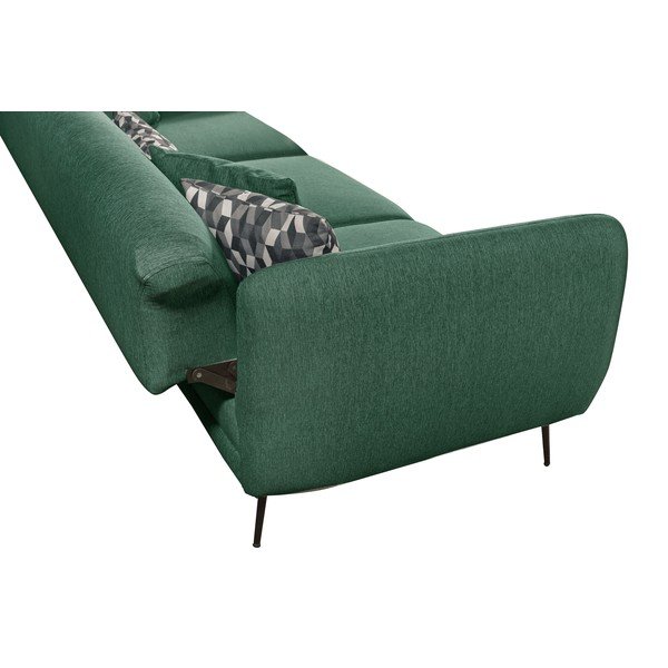 Divano allungabile verde Mallorca - Pandia Home-image-3