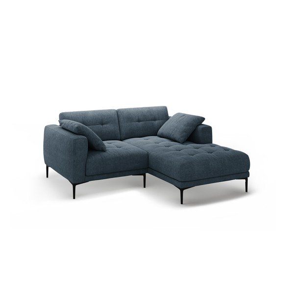 Divano angolare blu scuro (con penisola a destra/con chaise lounge) Bemy – Micadoni -image-1