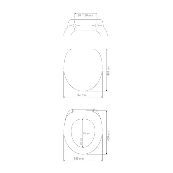 Sedile per wc con chiusura automatica 35,5 x 46 cm Exclusive No. 9 - Wenko-image-4
