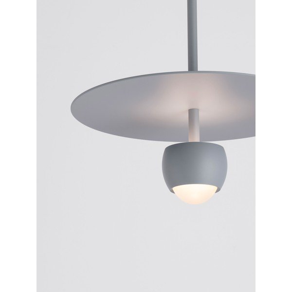 Lampadario LED blu polveroso in alluminio ø 30 cm Edem – Nova Luce-image-2