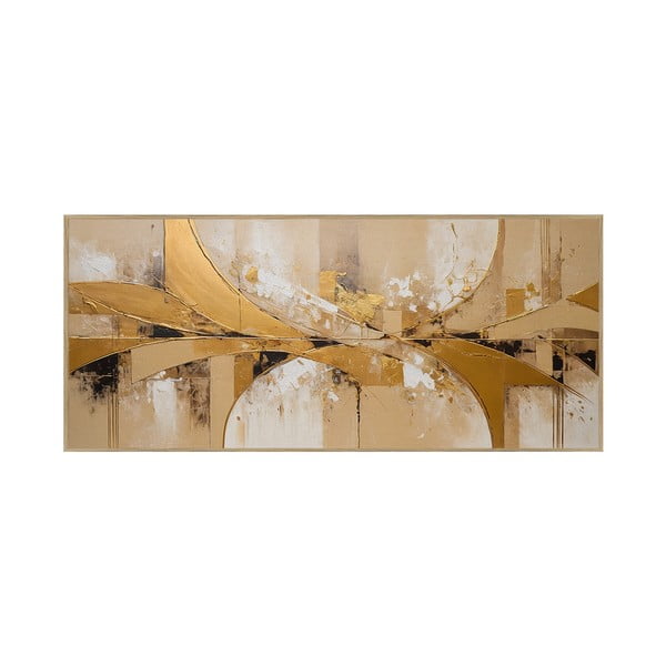 Quadro 150x60 cm Gold Abstraction  