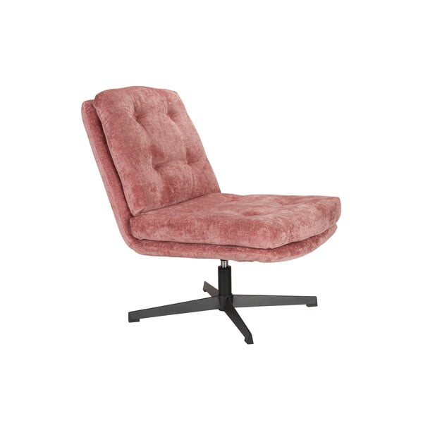 Poltrona rosa girevole Kai – White Label