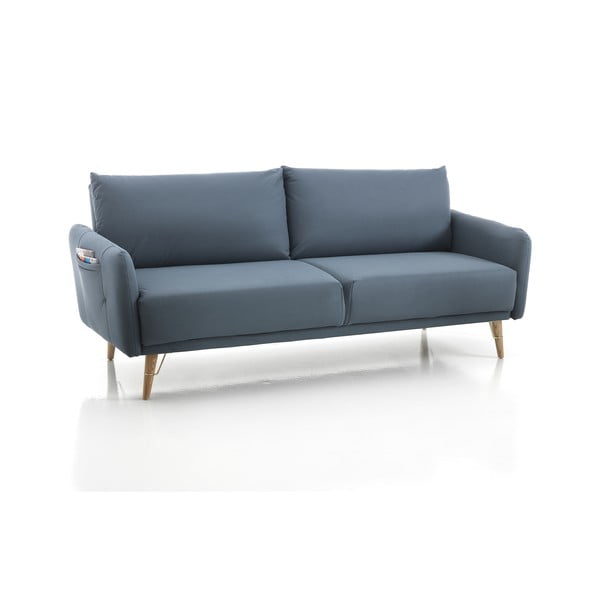 Divano letto blu , larghezza 210 cm Cigo - Tomasucci-image-1