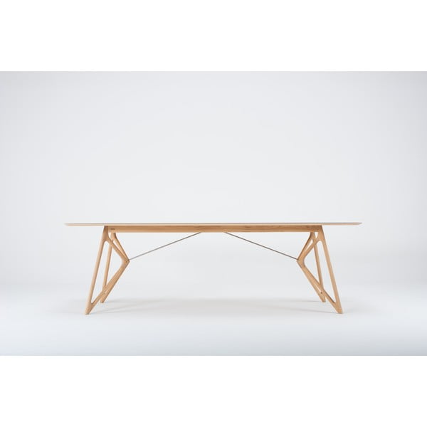 Tavolo da pranzo in rovere 240x90 cm Tink - Gazzda-image-3