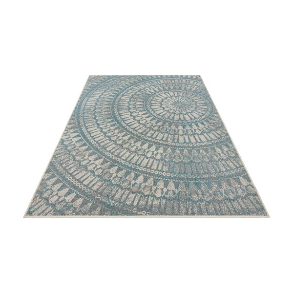 Tappeto da esterno grigio e blu Amon, 140 x 200 cm Arnon - NORTHRUGS-image-2