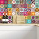 Set di 60 adesivi murali Tiles Vintage, 10 x 10 cm - Ambiance