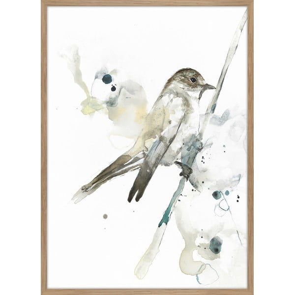 Poster con cornice 50x70 cm Bird 2 - Malerifabrikken