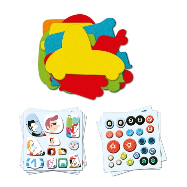 Set di adesivi per bambini Cars - Djeco-image-1
