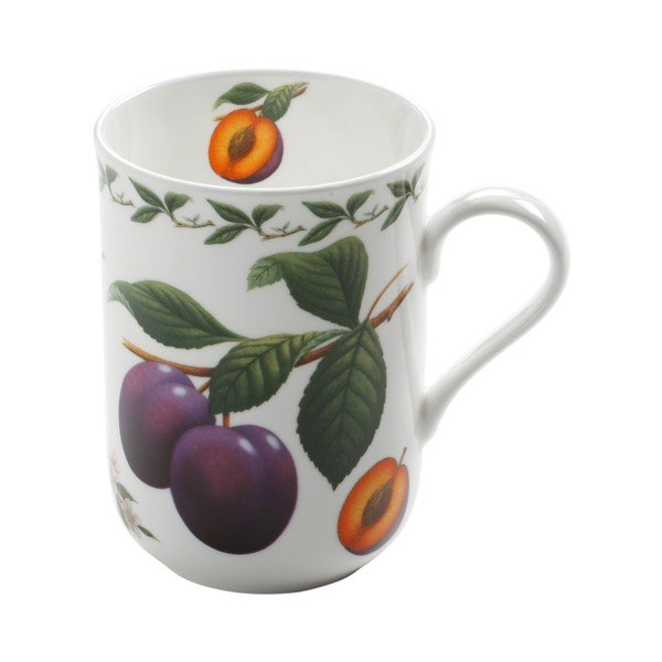Hrnek z kostního porcelánu Maxwell & Williams Plums, 320 ml