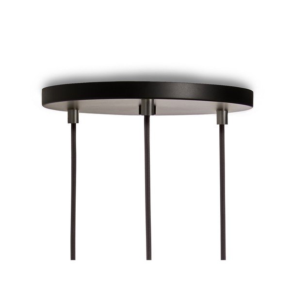 Lampadario con intensità regolabile in grigio scuro ø 25 cm Triple Pendant – tala-image-3