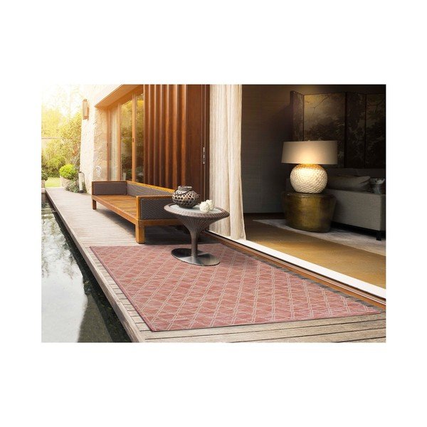 Tappeto rosa Kiara, 80 x 150 cm - Universal