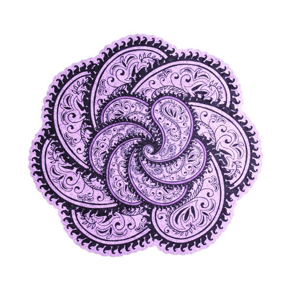 Tappeto Panguo, ⌀ 80 cm - Vitaus-image-1
