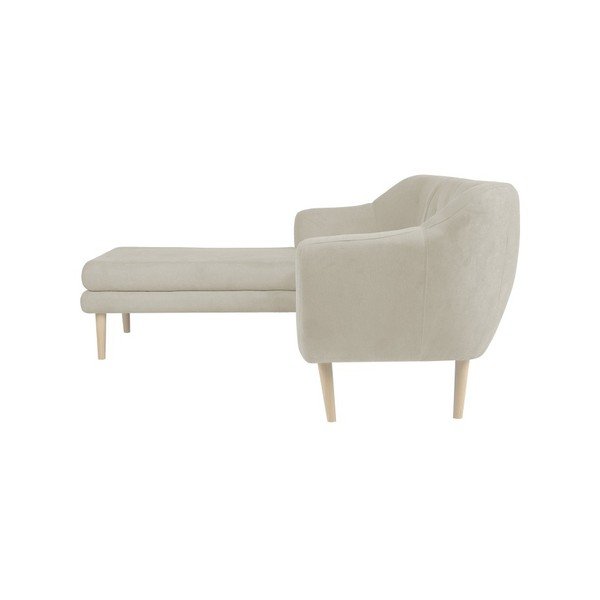 Divano beige con lettino laterale sinistro Sicile - Mazzini Sofas-image-1