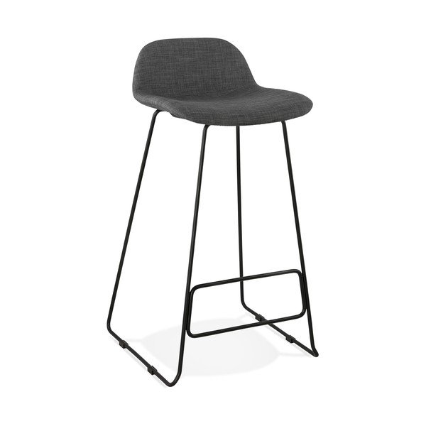 Sgabello da bar grigio scuro, altezza seduta 76 cm Vancouver - Kokoon