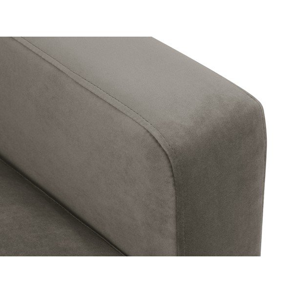 Divano in velluto grigio, 220 cm Harmony - Kooko Home-image-1