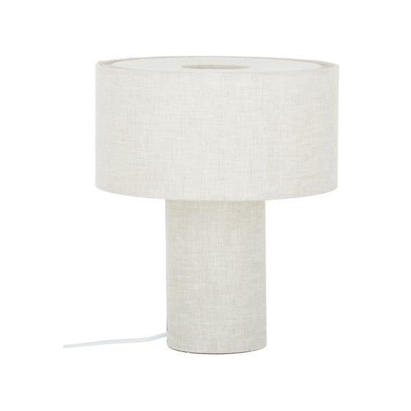 Lampada da tavolo bianca, altezza 35 cm Ron - Westwing Collection