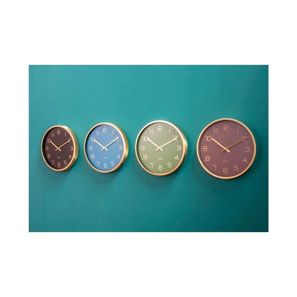 Orologio da parete nero Elegance Gold Elegance - Karlsson-image-2