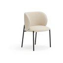 Set di sedie da pranzo bianca in imbottito 2 pz Mogi – Teulat