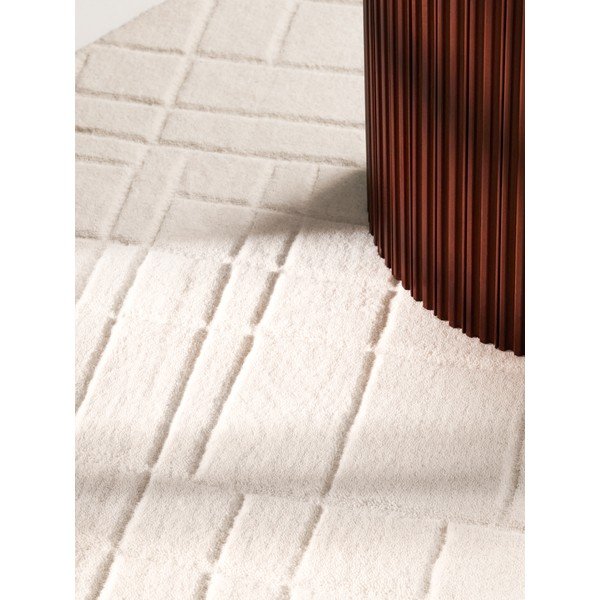 Tappeto rotondo color crema in lana ø 160 cm Kenso – Villeroy&Boch-image-3