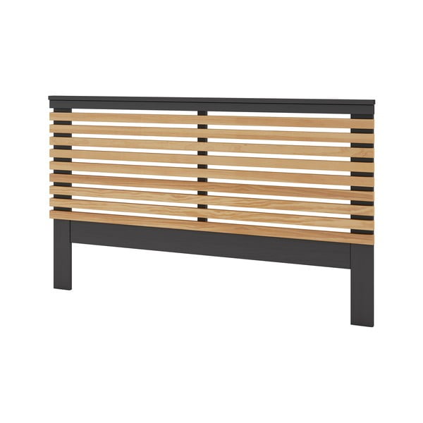 Testiera in pino nero/naturale 163x100 cm Lavis - Marckeric-image-3