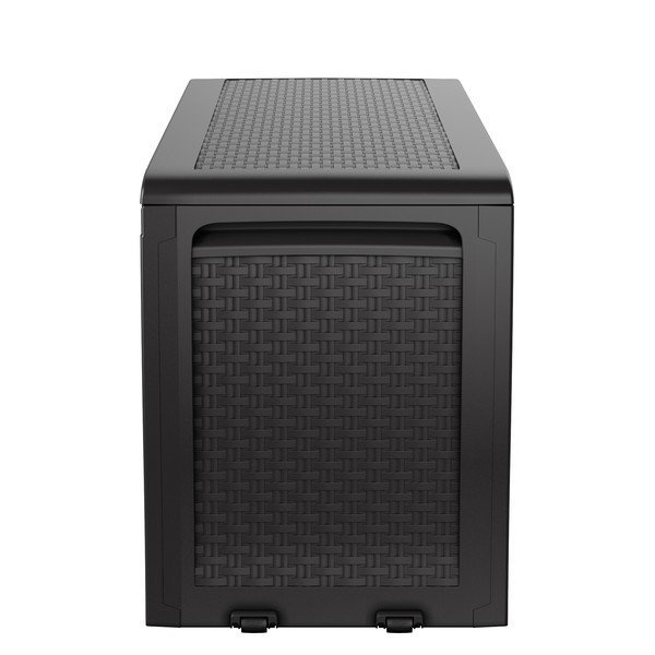 Cassetta di plastica da giardino grigio scuro Samoa - Keter-image-3