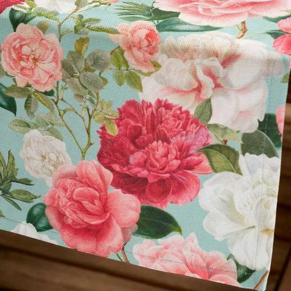 Runner da tavola in cotone 33x220 cm Rose Garden - RHS-image-1