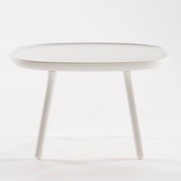 Tavolino in legno massiccio bianco , 61 x 41 cm Naïve - EMKO-image-3