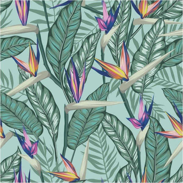 Adesivo murale decorativo Punta Cana, 60 x 60 cm - Ambiance-image-3