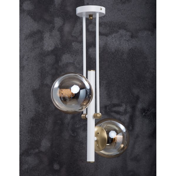 Lampada a sospensione con paralume in vetro ø 15 cm Libra - Squid Lighting-image-3