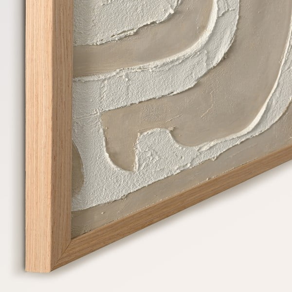 Quadro dipinto a mano 32,5x42,5 cm Raw organic - Malerifabrikken-image-2