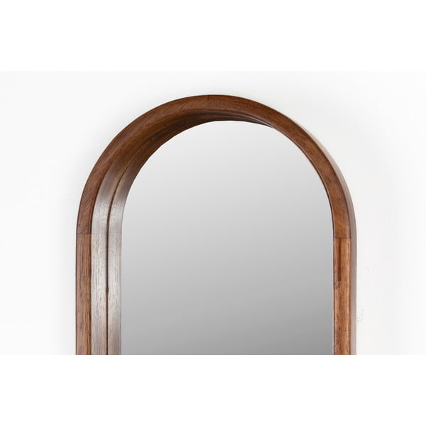 Specchio da parete con cornice in legno 24x120 cm Nyko - White Label-image-3