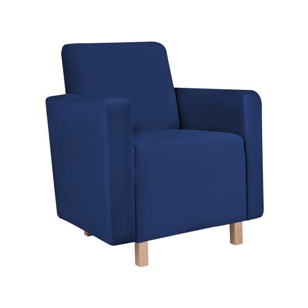 Tmavě modré křeslo Kooko Home Massimo
