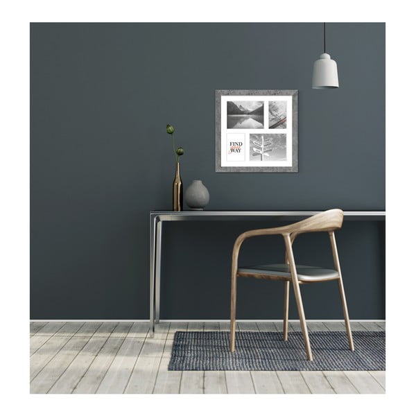 Cornice grigia per 4 foto, 39 x 39 cm Yellowstone - Styler-image-1