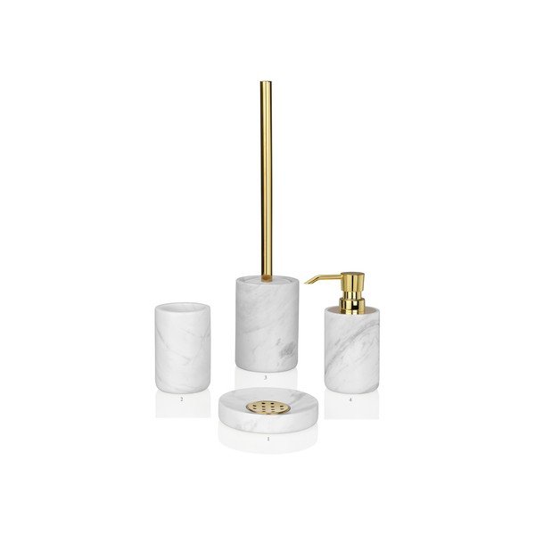 Dávkovač mýdla Andrea House Marble Gold-image-1