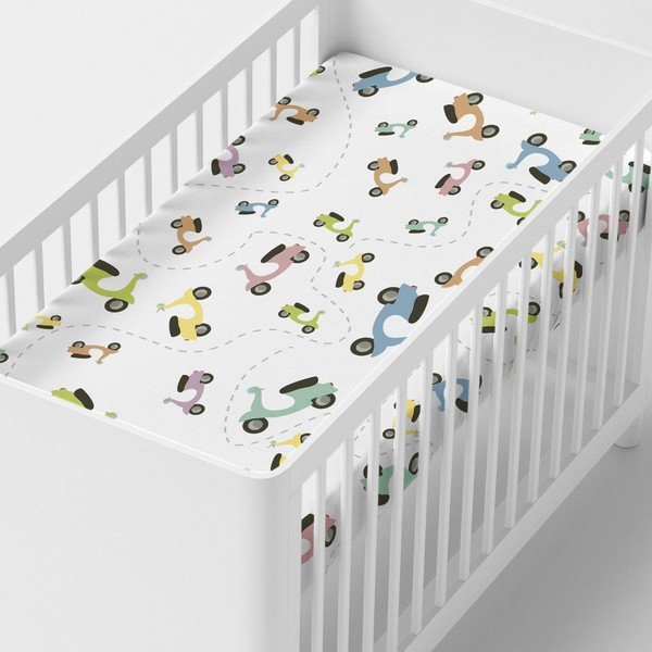 Lenzuolo di cotone per bambini, 140 x 70 cm Summer Time - Happynois-image-1