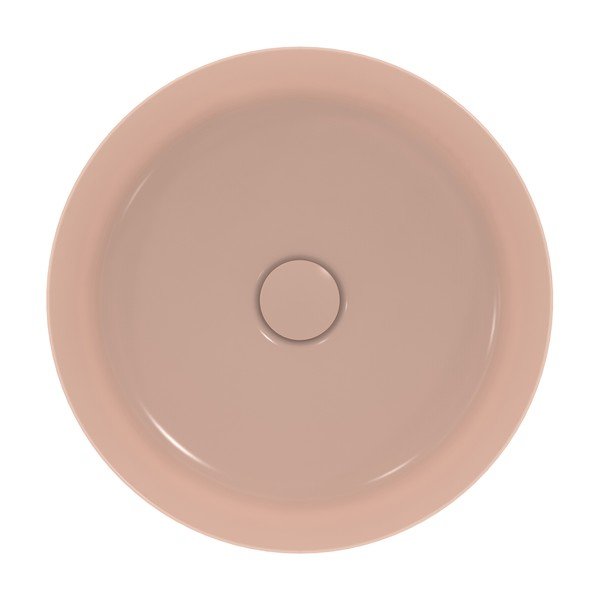 Lavabo rotondo in ceramica rosa chiaro ø 40 cm Ipalyss - Ideal Standard-image-2