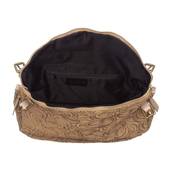 Borsa in pelle beige City Look - Chicca Borse-image-3
