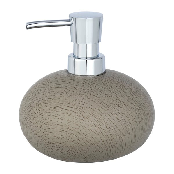 Dispenser di sapone in cemento grigio-marrone, 300 ml - Wenko