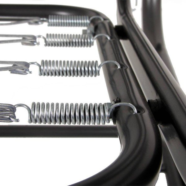 Dondolo da giardino grigio in metallo Rimini – Dajar-image-4