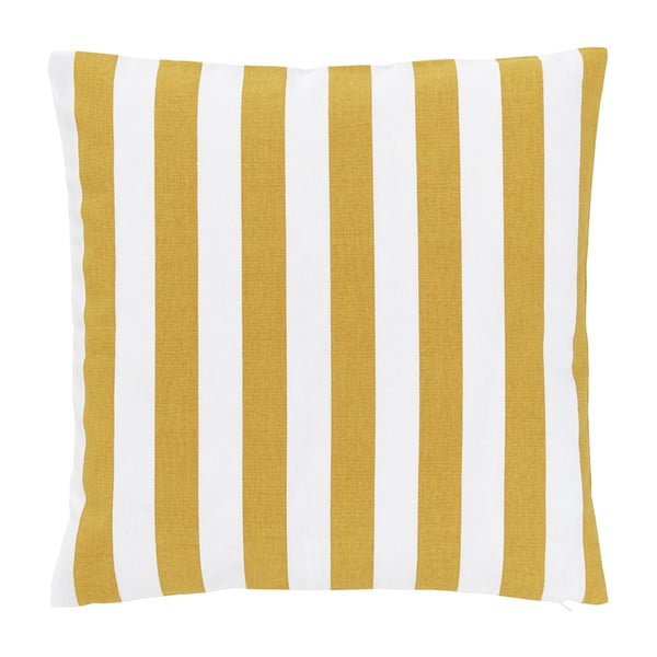 Federa decorativa in cotone bianco e giallo, 40 x 40 cm Timon - Westwing Collection