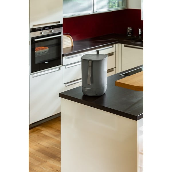 Compostiera bokashi grigia - Plastia-image-1