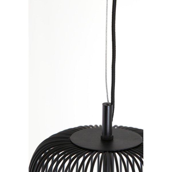 Lampada da soffitto nera ø 27 cm Rilanu - Light & Living-image-3