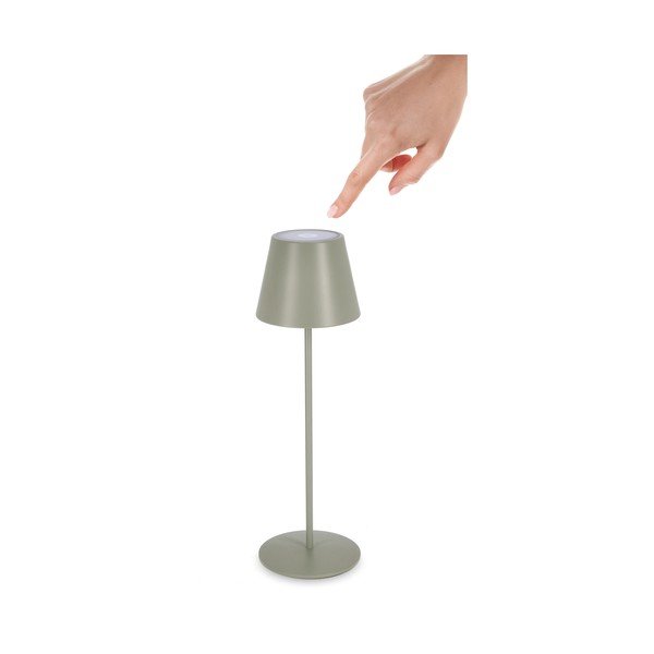 Illuminazione esterna LED con ricarica USB da tavolo  ø 12 cm Etna – Bizzotto-image-2