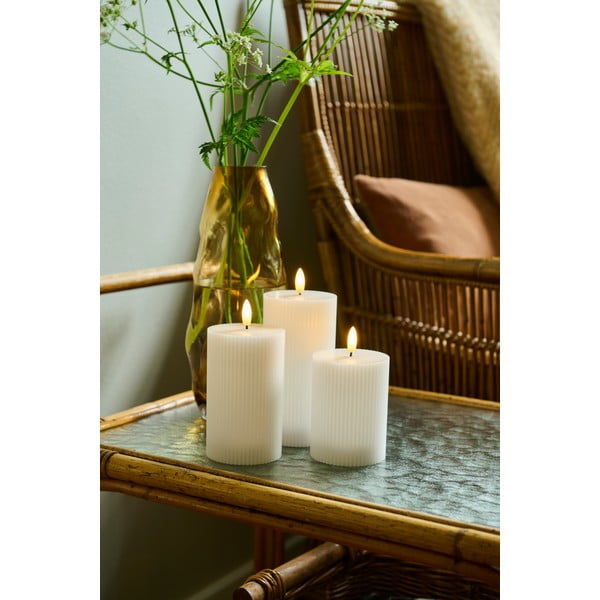 Decorazioni luminose bianche in set da 3 pezzi su USB Smilla - Sirius-image-1