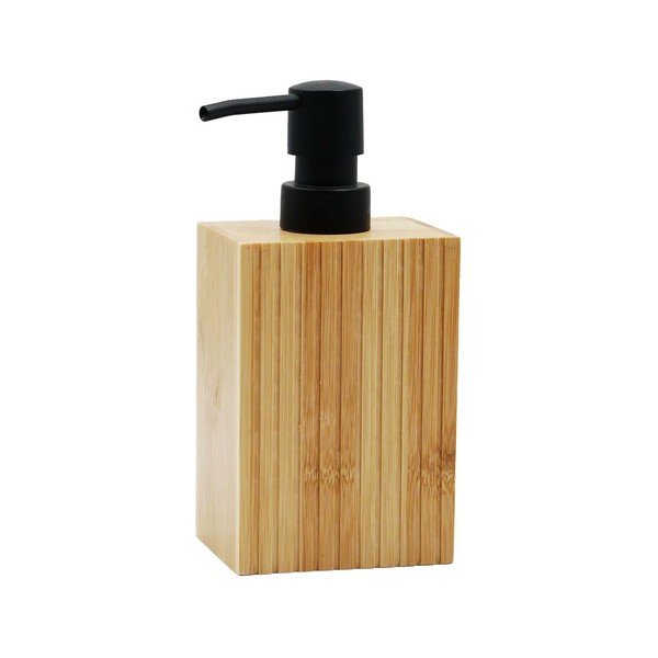 Dispenser per sapone di colore naturale in bambù Hanoi – douceur d'intérieur