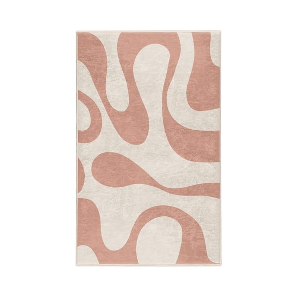 Tappeto rosa lavabile 60x100 cm Strawberry Latte – Mila Home